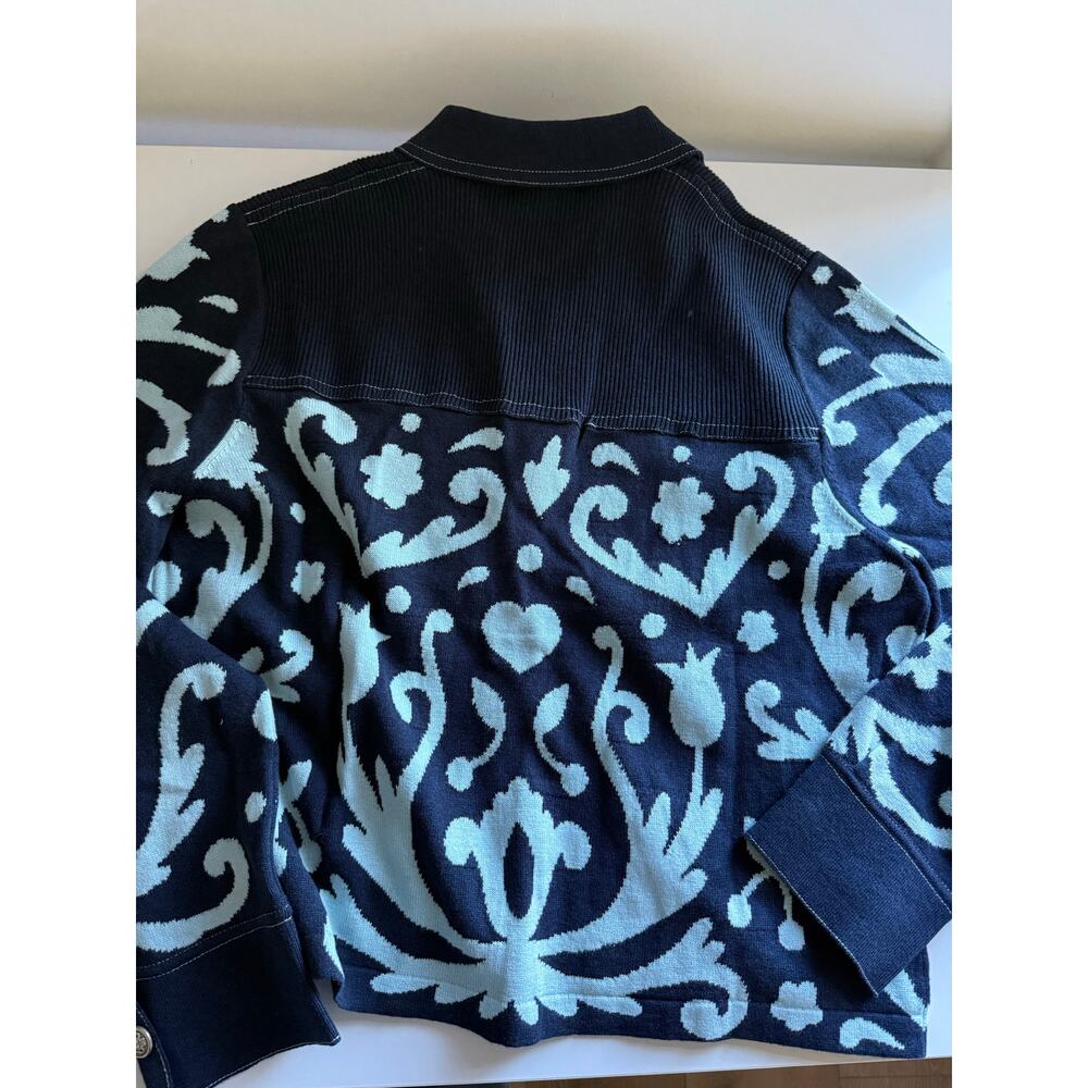 $495 New Happy Sheep Garden Knit Jacket - Cotton Cashmere - Small - Picture 10 of 11